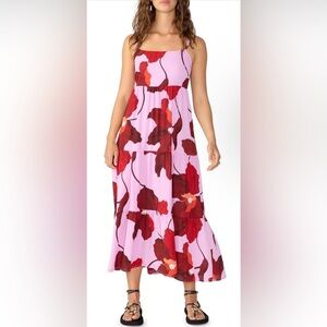 Sanctuary Get Away floral tie back maxi dress - 2X NWT